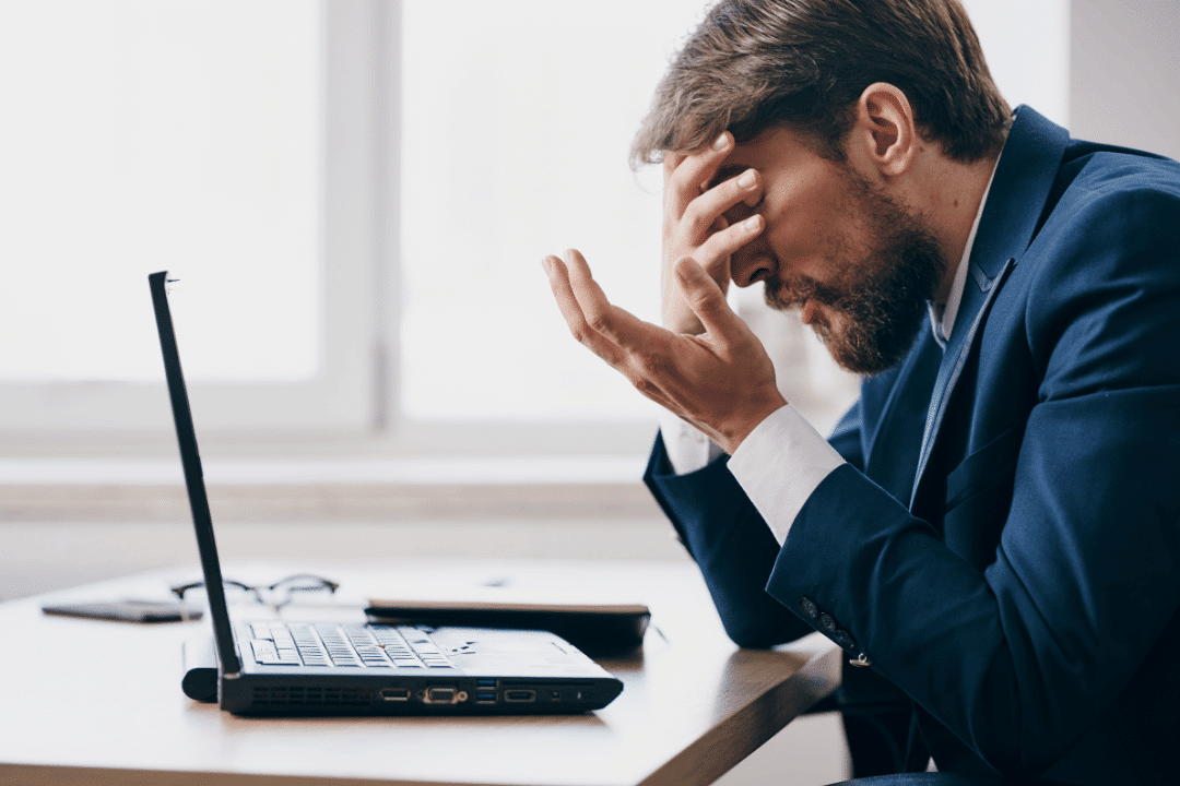 frustrated executives