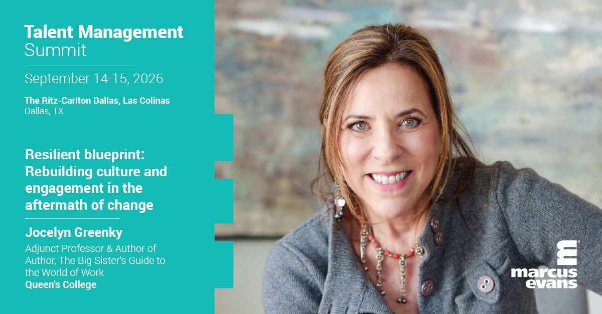 Jocelyn Greenky, panelist at the 2026 marcus evans Talent Management Summit in Dallas